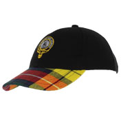 Cap, Hat, Baseball, TARTAN PEAK, Buchanan Tartan & crest